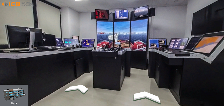 Ship Bridge Simulator in Digital Twin - ICB Office