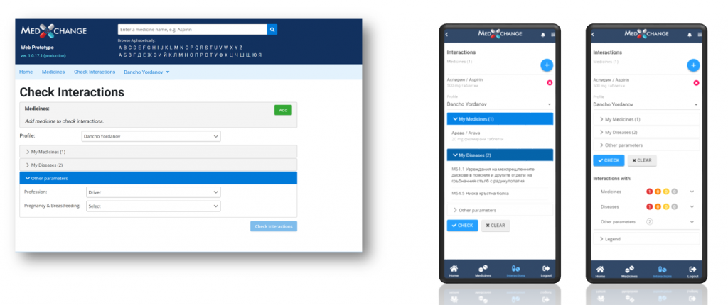 ICB - MedXchange – the Platform for Rational Drug Therapy-Functionalities